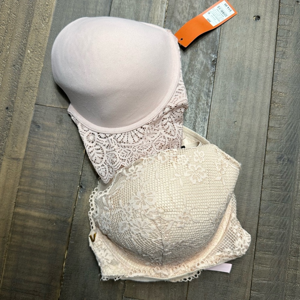 Victoria Secret and Target Brand New Lace Bra Duo - 38D and 38DD - Picture 5 of 8